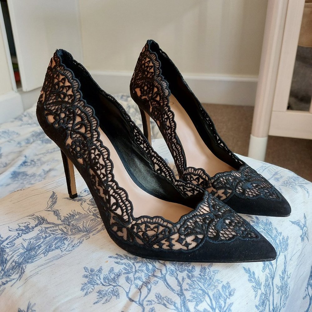 INC Lace Effect High Heels size 7